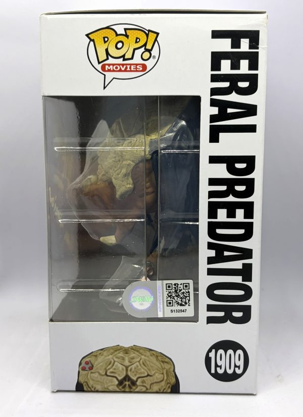 פאנקו פופ Feral Predator #1909 (Signed) – מדבקת אימות COA