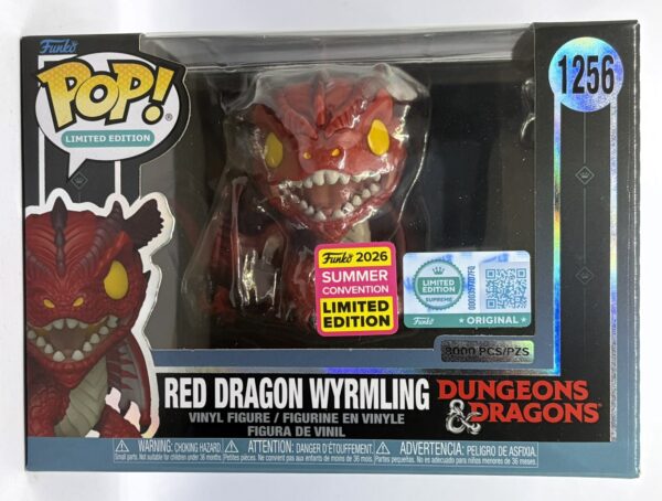 Red Dragon Wyrmling #1256 פאנקו פופ Red Dragon Wyrmling #1256