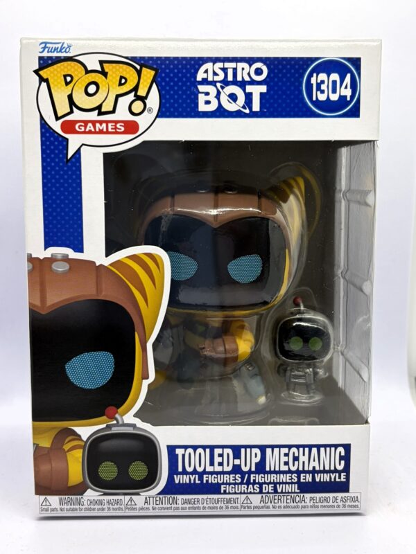 Tooled-Up Mechanic #1304 פאנקו פופ Astro Bot - Tooled-Up Mechanic #1304