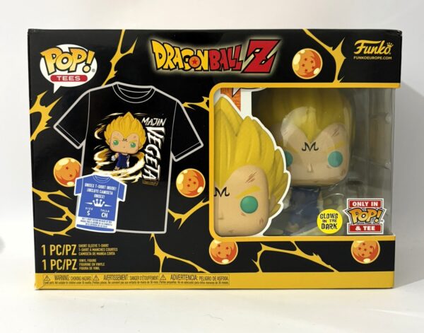 פאנקו פופ Dragon Ball Z - Majin Vegeta Pop! & Tee Bundle