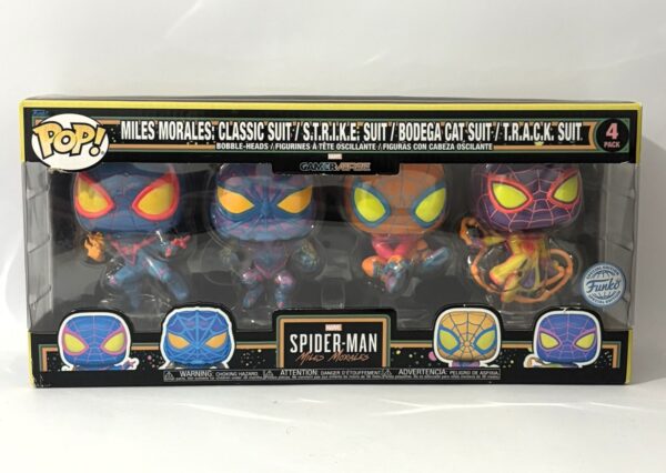 Miles Morales 4 Pack פאנקו פופ Spider-Man: Miles Morales - 4 Pack